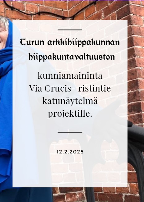 Via Crucis -ristintie projektin kunniamainintakuva