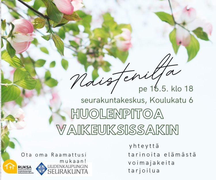 Naistenilta Naistenpäivän mainos