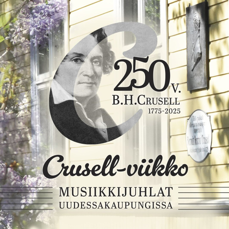 Crusell-konsertti: Palapeli (P) Crusell 250 -musiikkijuhlat Uudessakaupungissa juhlavuoden logo
