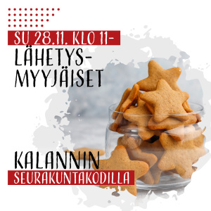 Lähetysmyyjäiset Lähetysmyyjäisten mainos