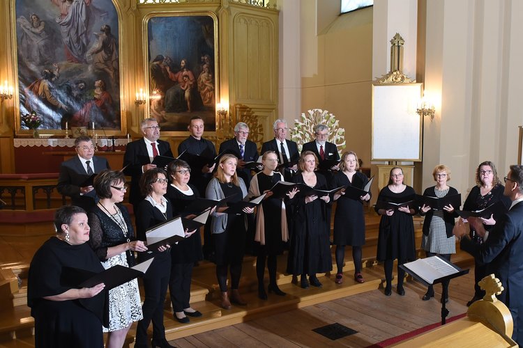 Cantilona-kuoro Sävelhartaudessa 22.9.2019 Uudenkaupungin Uudessa kirkossa